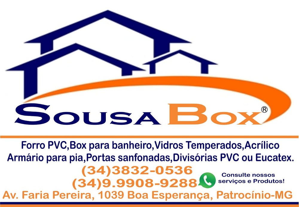 SOUZA BOX - FORRO DE PVC EM PATROCÍNIO